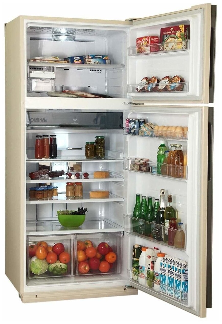 картинка Холодильник Sharp SJ-XE55PMBE Бежевый