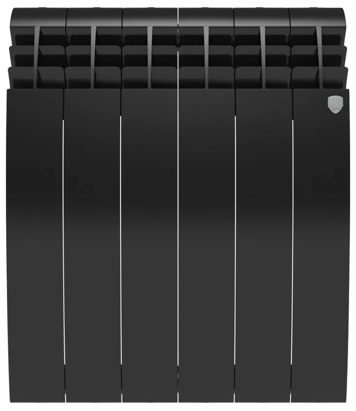 картинка Радиатор РояльТермо Biliner Alum 500/87 Чёрные 1,75кв 14 кг Киржач